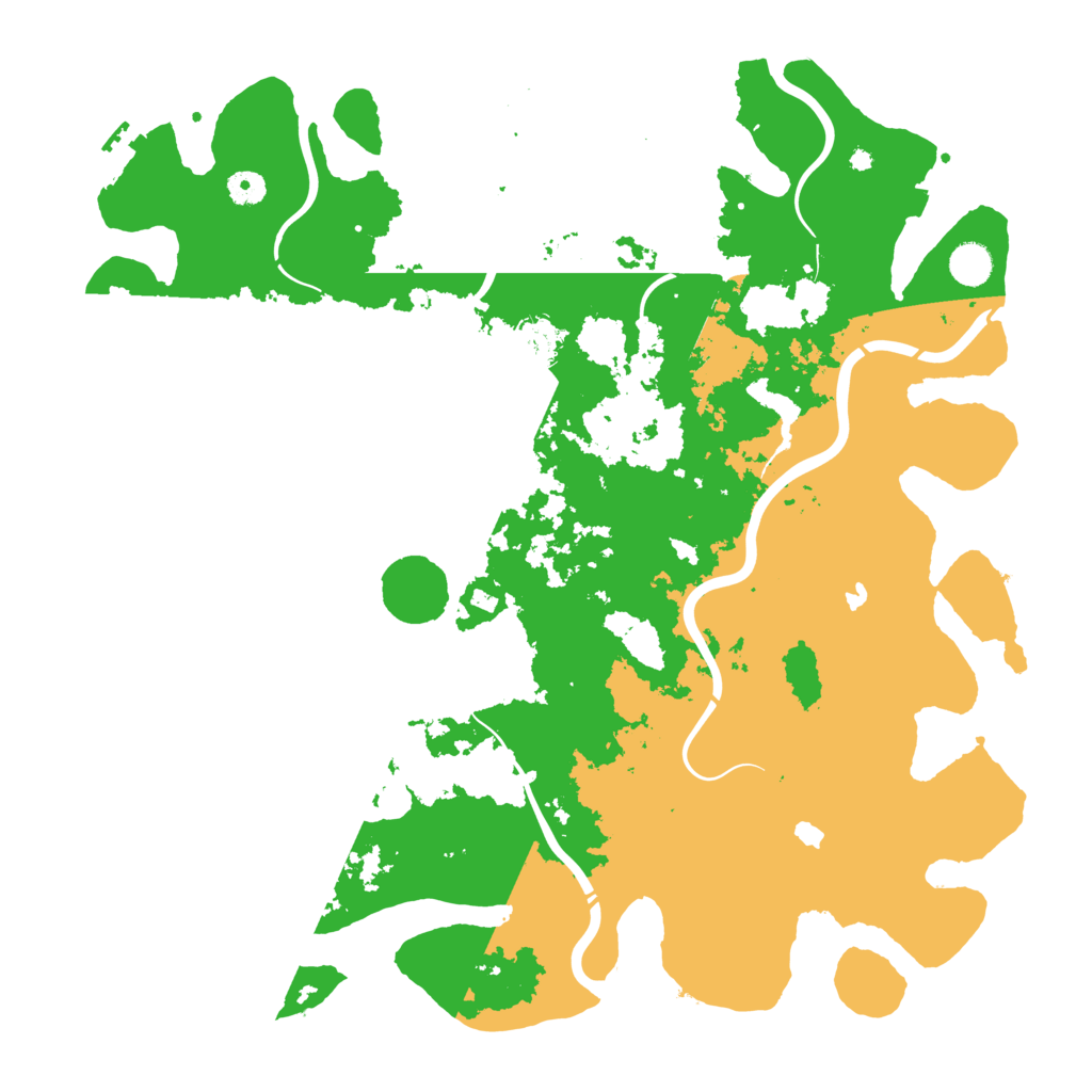 Biome Rust Map: Procedural Map, Size: 4500, Seed: 806067
