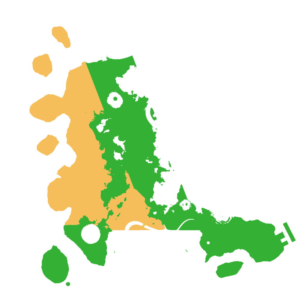 Biome Rust Map: Procedural Map, Size: 3000, Seed: 65634
