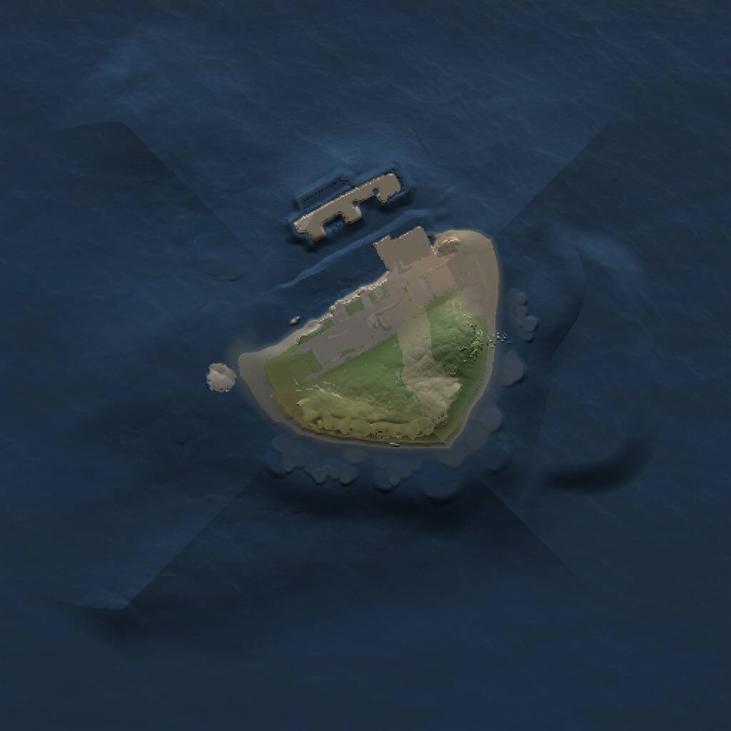 Rust Map: Procedural Map, Size: 1000, Seed: 1300957218, 2 Monuments