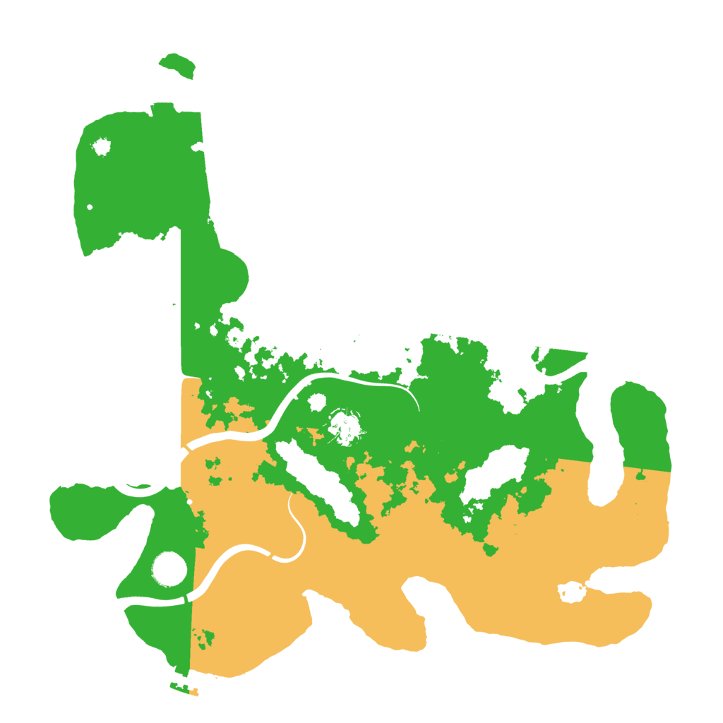 Biome Rust Map: Procedural Map, Size: 3700, Seed: 55961795
