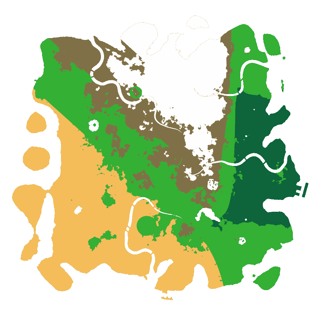 Biome Rust Map: Procedural Map, Size: 4250, Seed: 1962350903
