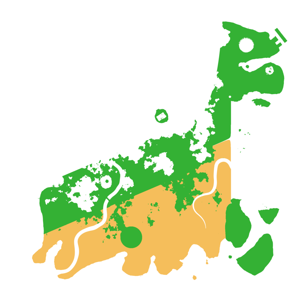 Biome Rust Map: Procedural Map, Size: 3750, Seed: 877050