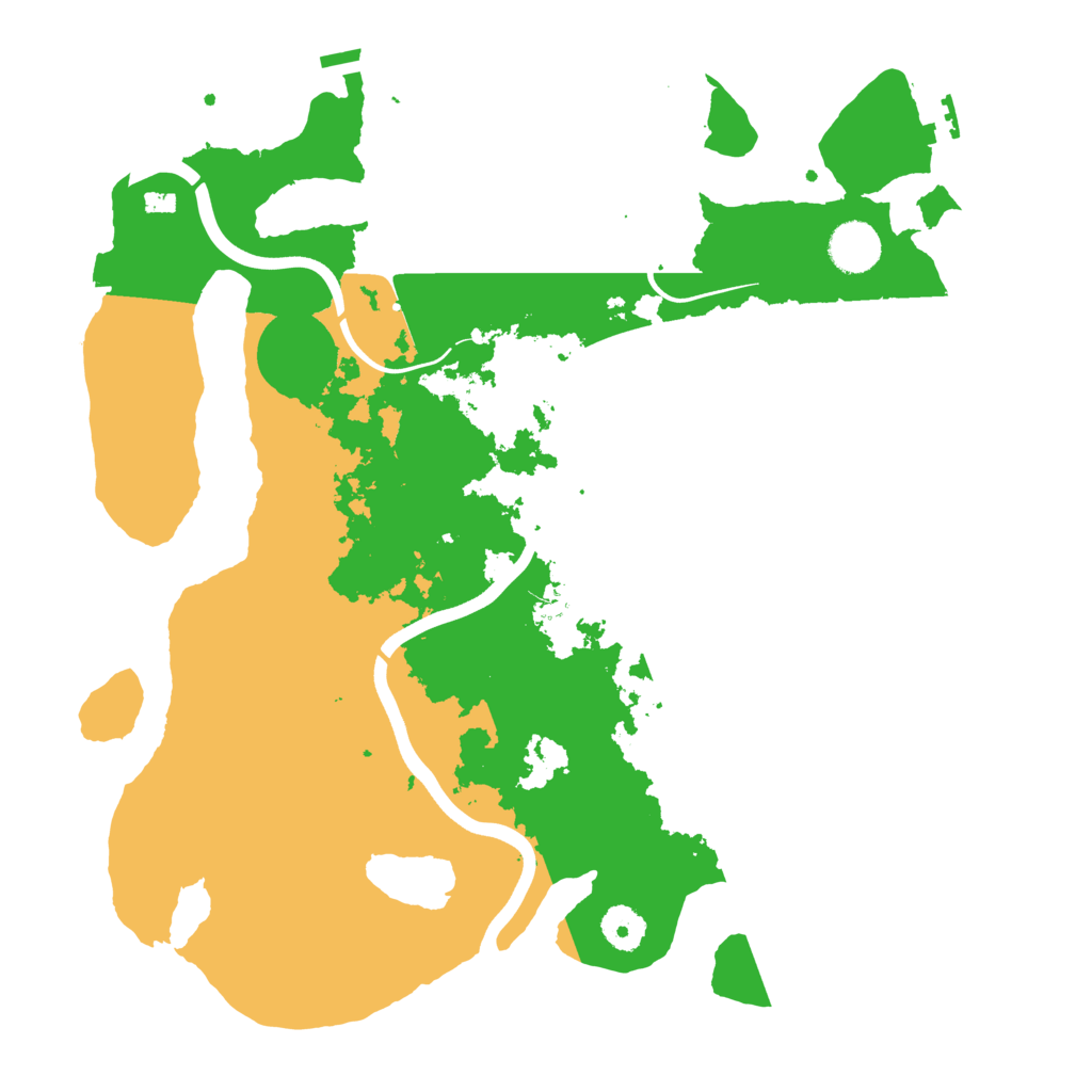 Biome Rust Map: Procedural Map, Size: 3750, Seed: 391615