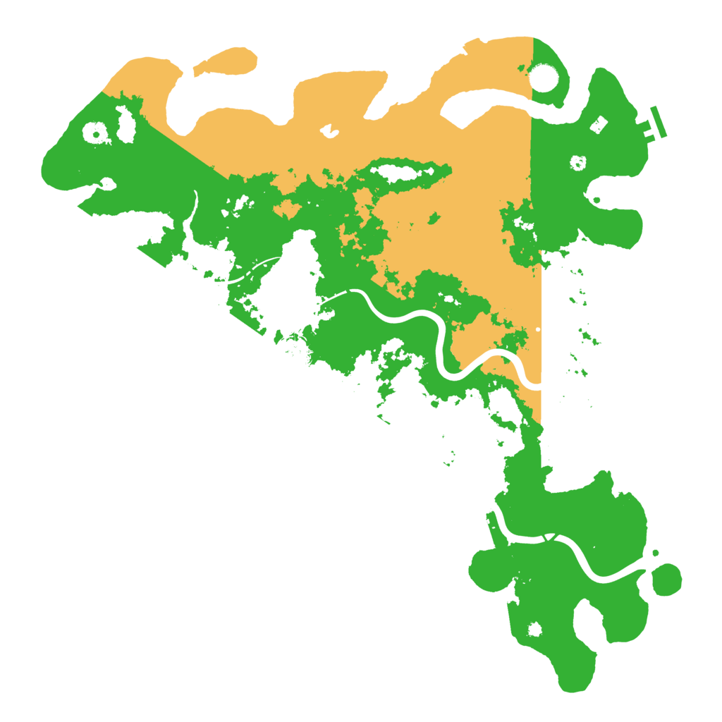 Biome Rust Map: Procedural Map, Size: 4500, Seed: 623043
