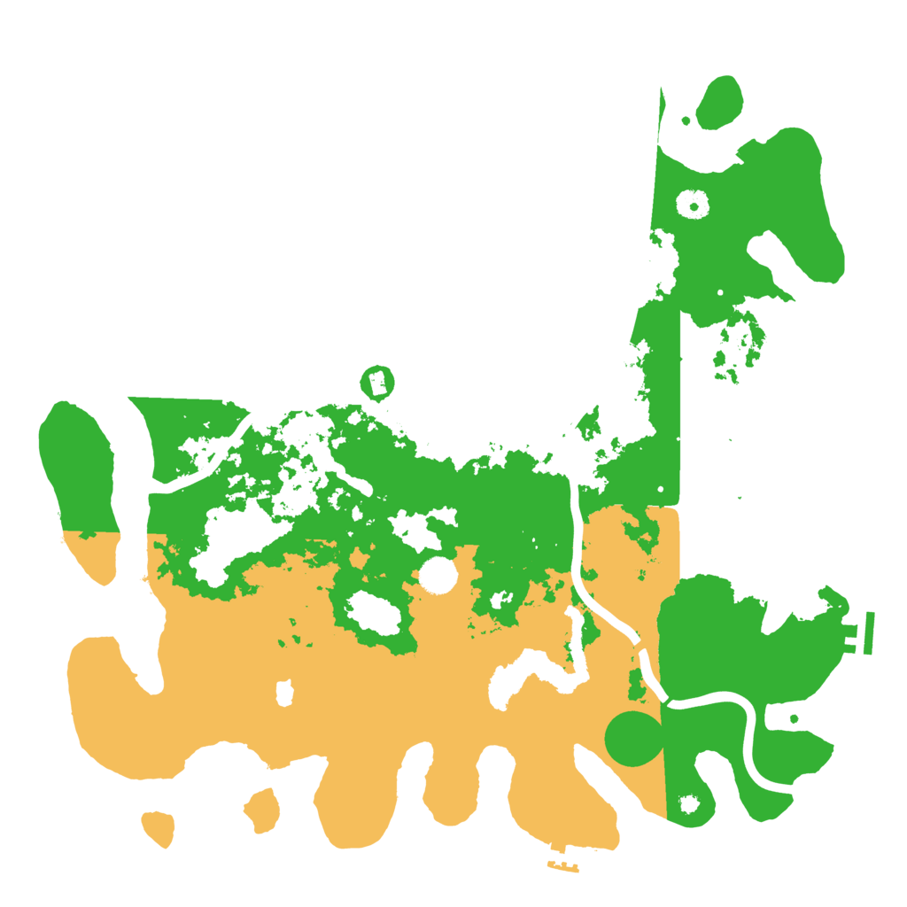 Biome Rust Map: Procedural Map, Size: 4300, Seed: 565609006