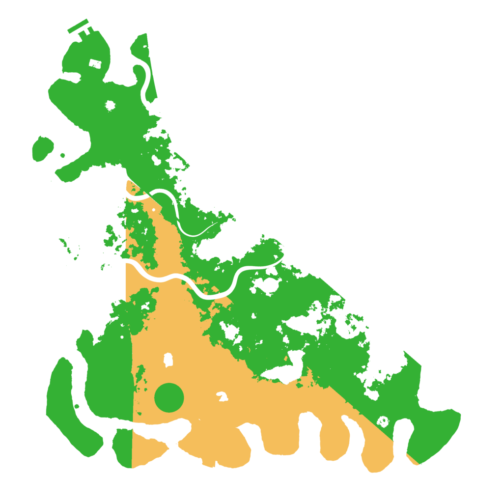 Biome Rust Map: Procedural Map, Size: 4500, Seed: 87871333