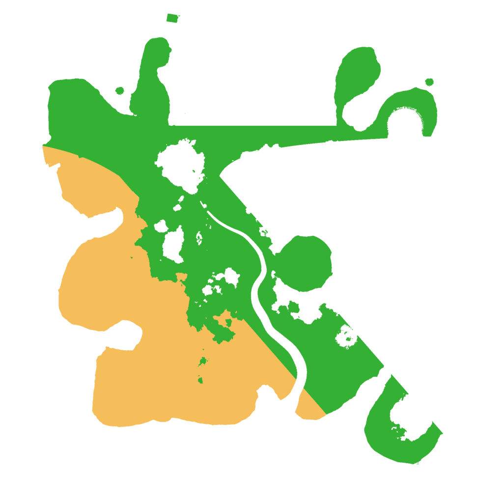 Biome Rust Map: Procedural Map, Size: 2500, Seed: 610753146