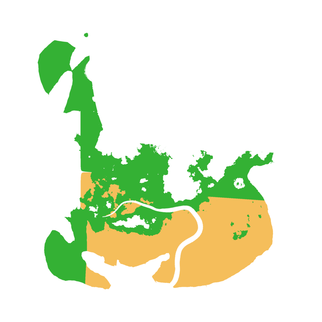 Biome Rust Map: Procedural Map, Size: 3000, Seed: 43548