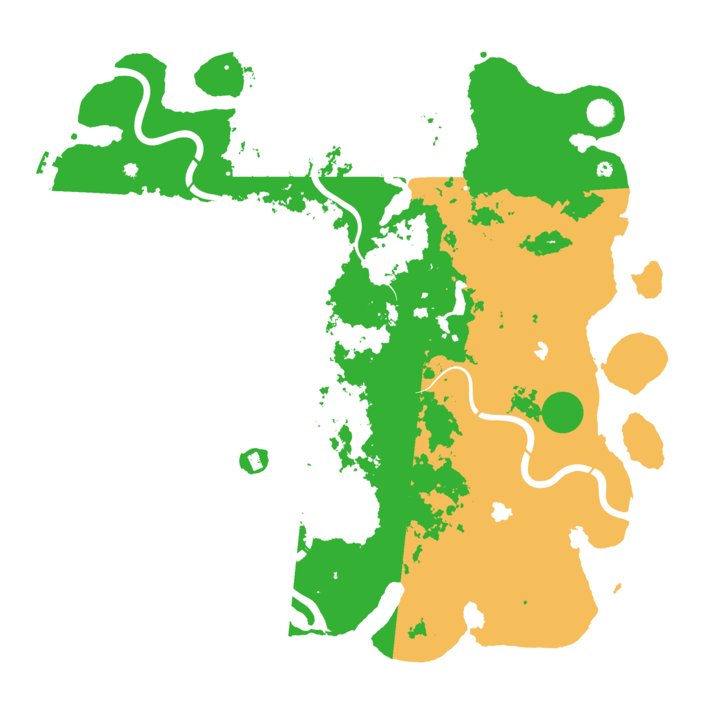 Biome Rust Map: Procedural Map, Size: 4500, Seed: 413302