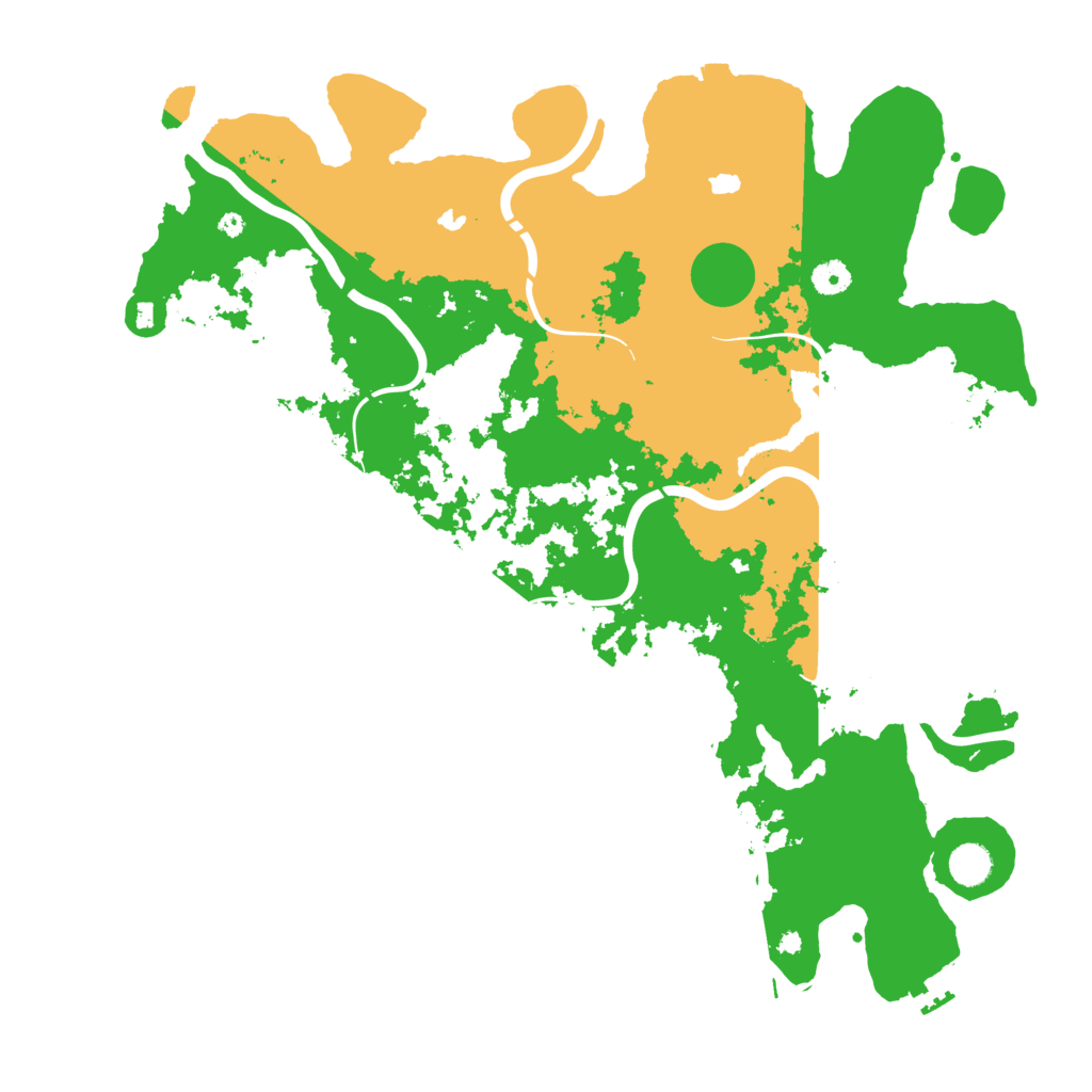 Biome Rust Map: Procedural Map, Size: 4500, Seed: 349039