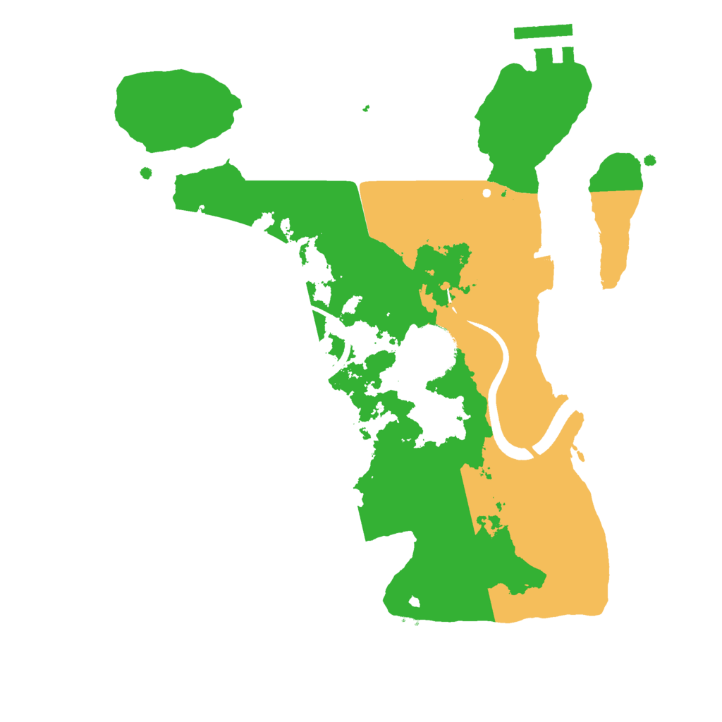 Biome Rust Map: Procedural Map, Size: 2500, Seed: 1564254097
