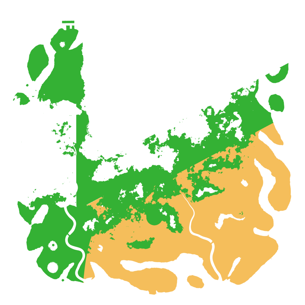 Biome Rust Map: Procedural Map, Size: 5000, Seed: 469348