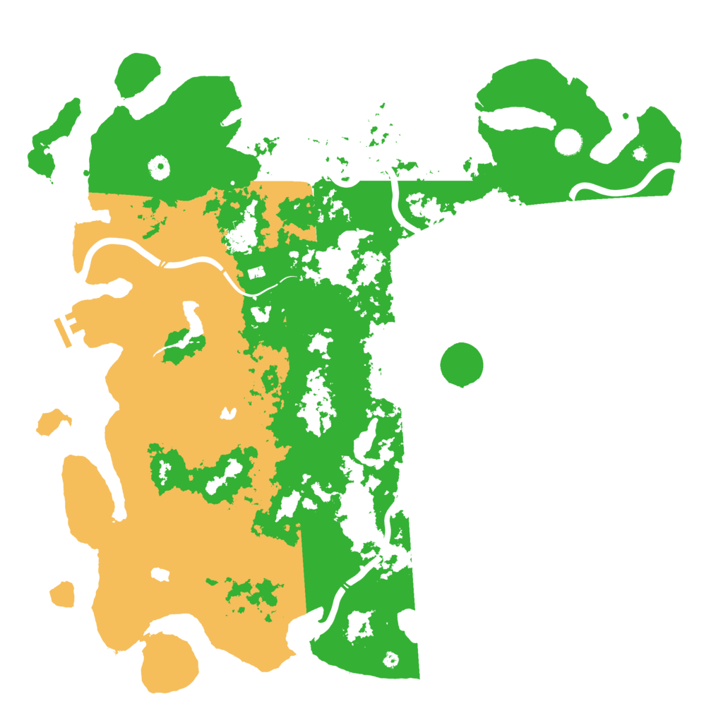 Biome Rust Map: Procedural Map, Size: 4750, Seed: 692559