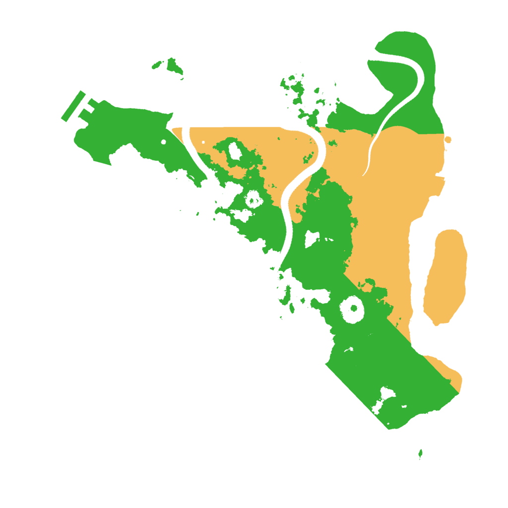 Biome Rust Map: Procedural Map, Size: 3000, Seed: 2092026