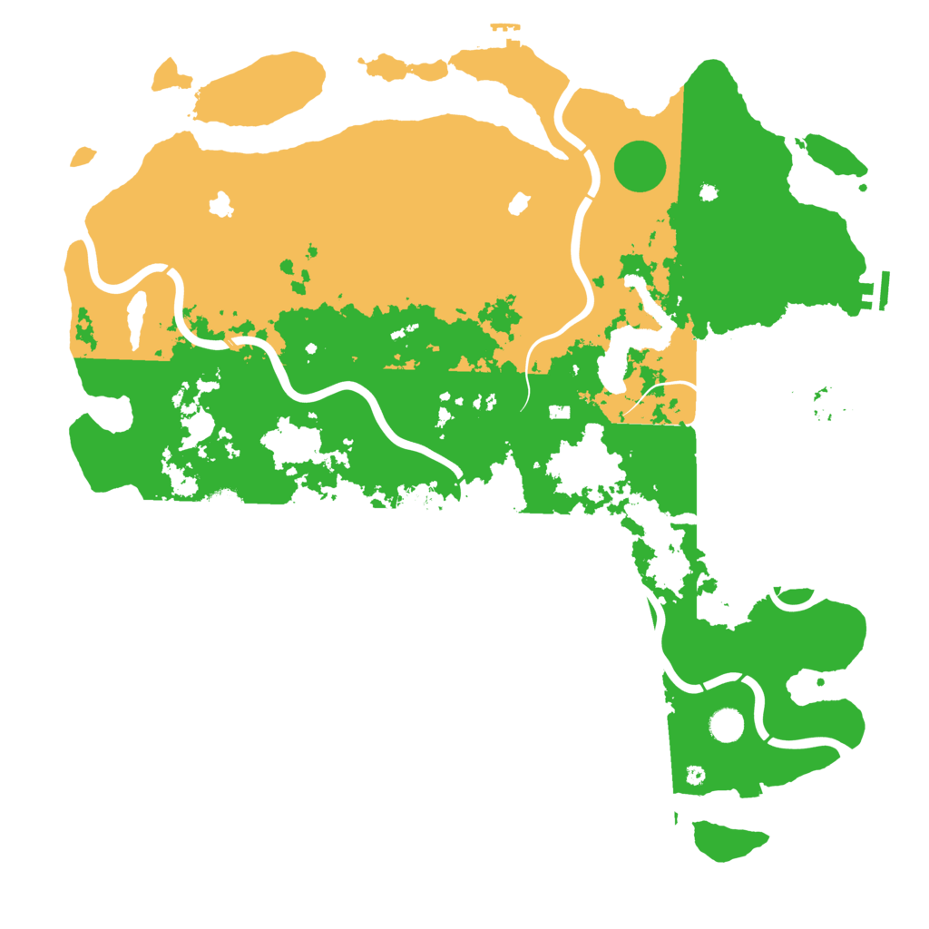 Biome Rust Map: Procedural Map, Size: 4750, Seed: 643279