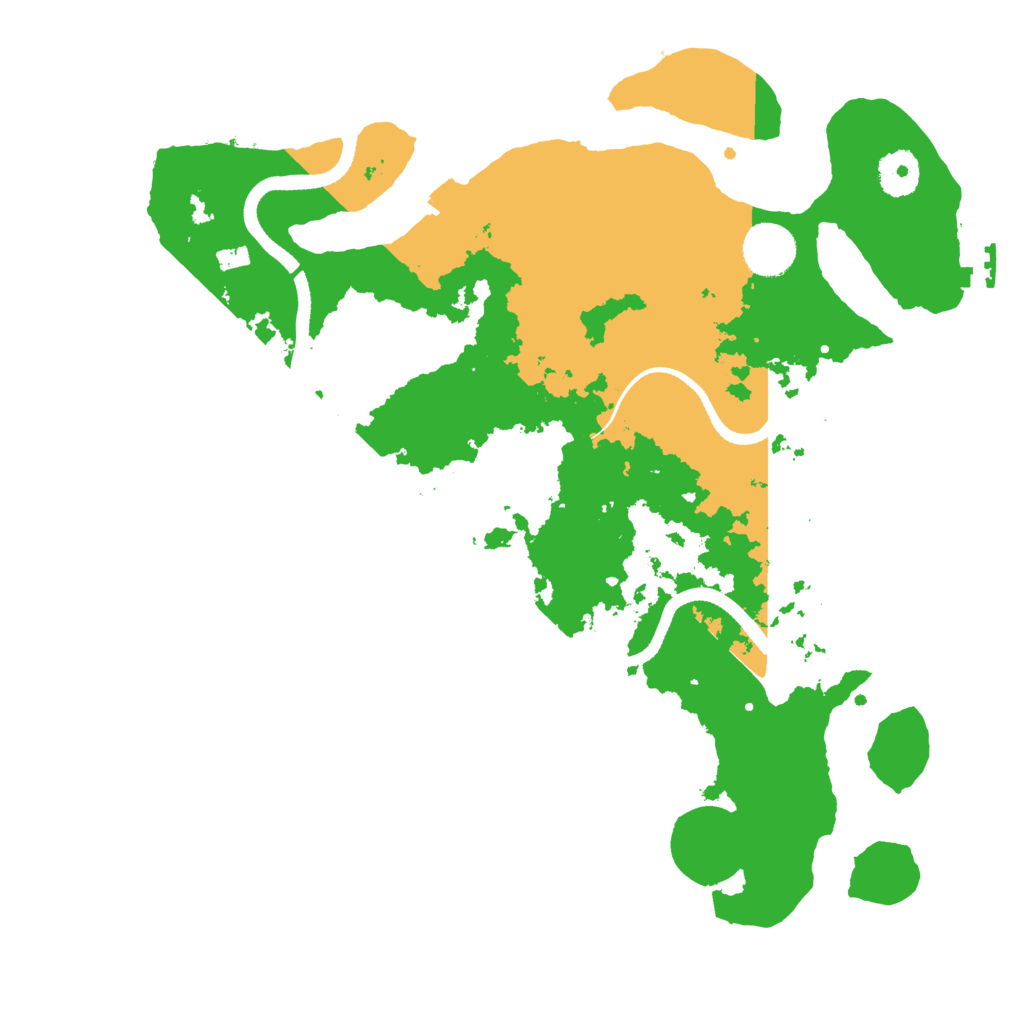 Biome Rust Map: Procedural Map, Size: 3500, Seed: 759647