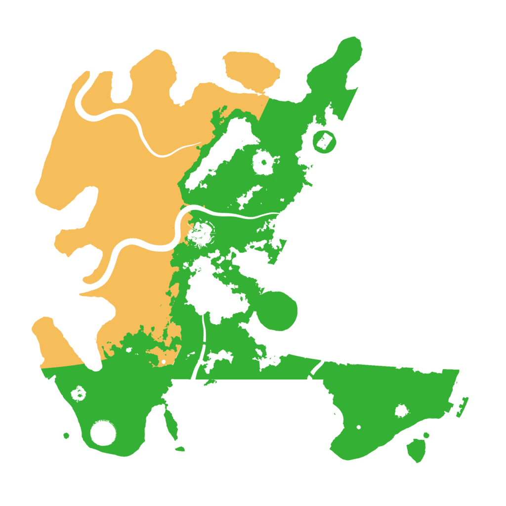 Biome Rust Map: Procedural Map, Size: 3500, Seed: 1679131944