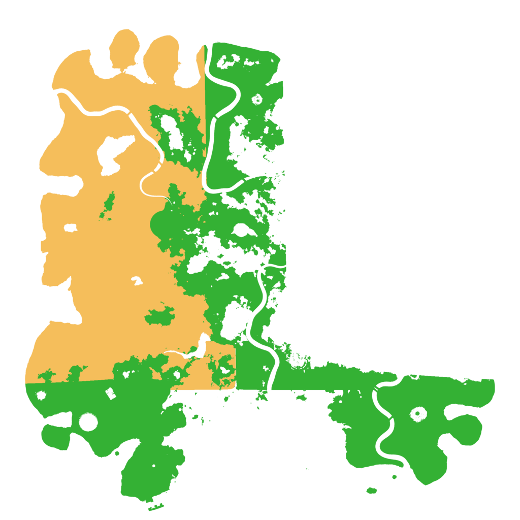 Biome Rust Map: Procedural Map, Size: 5000, Seed: 858856