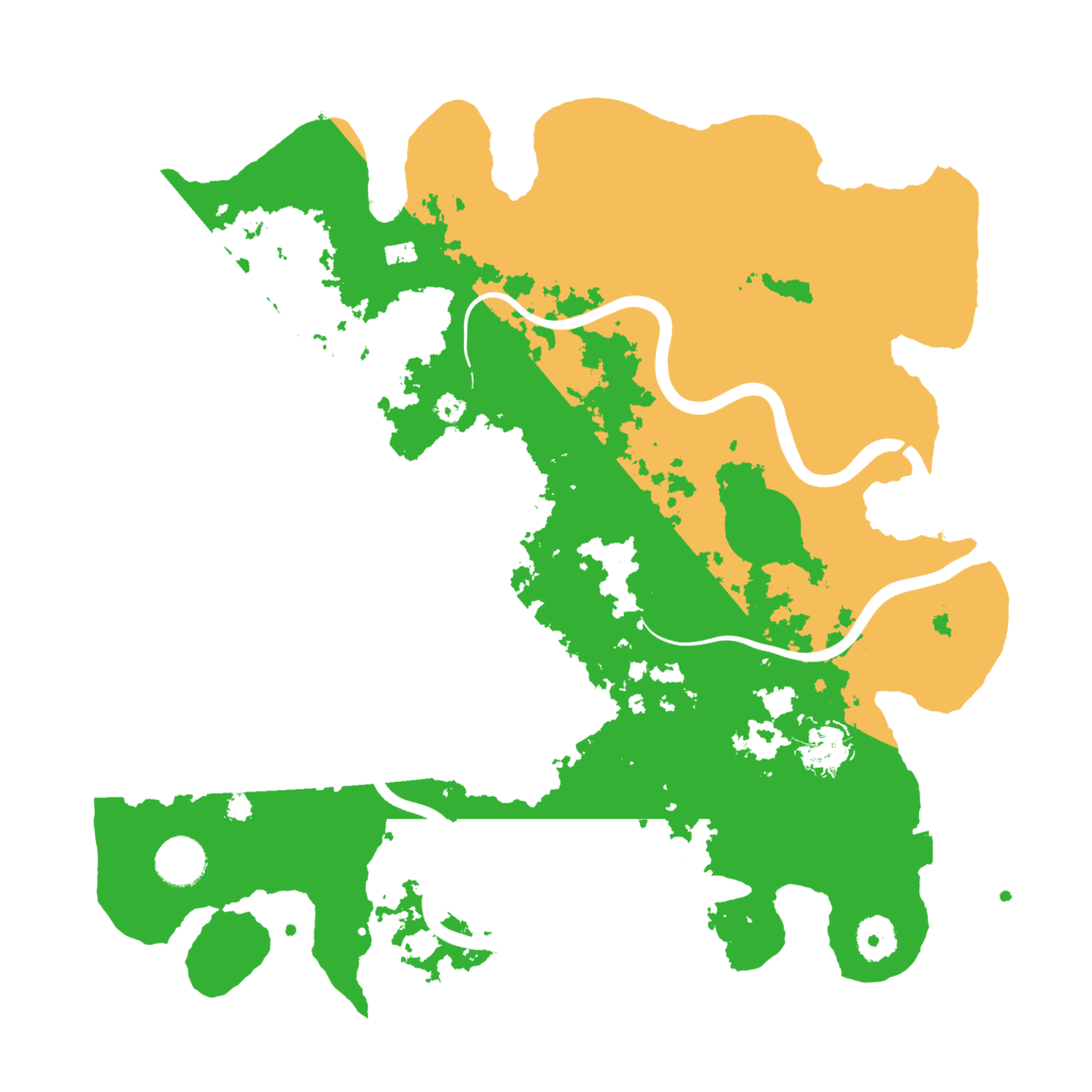 Biome Rust Map: Procedural Map, Size: 3850, Seed: 529280