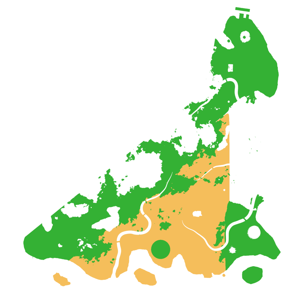 Biome Rust Map: Procedural Map, Size: 4250, Seed: 875932101
