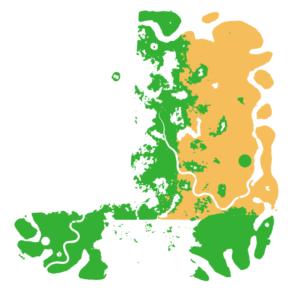 Biome Rust Map: Procedural Map, Size: 6000, Seed: 84574480