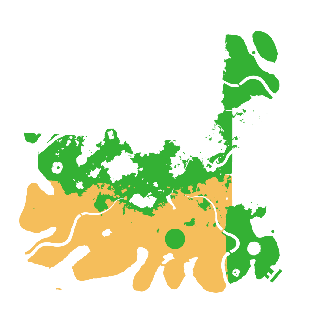 Biome Rust Map: Procedural Map, Size: 4050, Seed: 1841455255