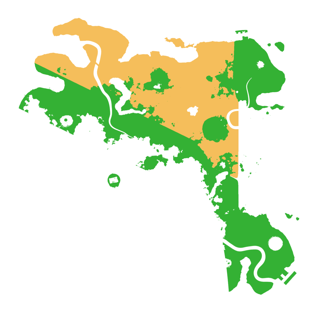 Biome Rust Map: Procedural Map, Size: 4000, Seed: 1045337651