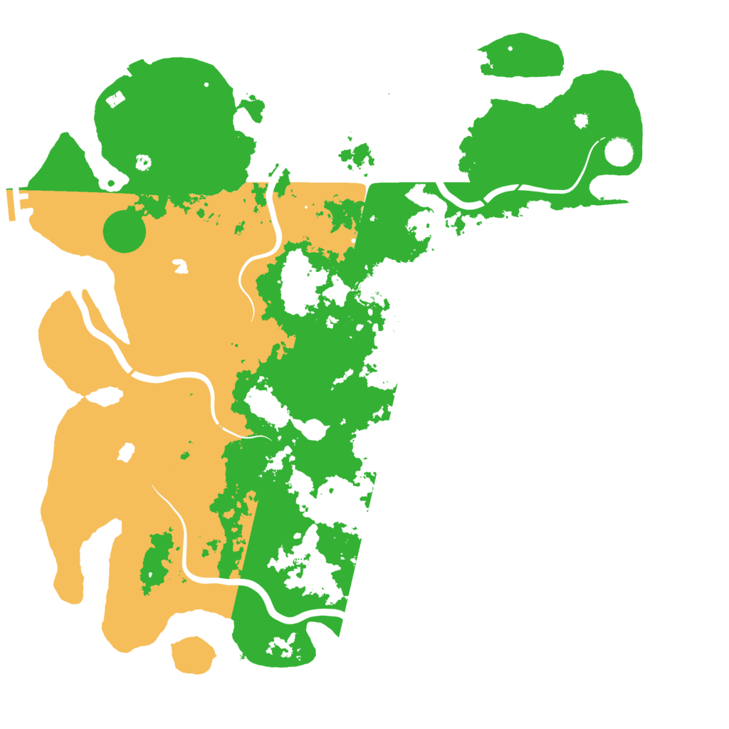 Biome Rust Map: Procedural Map, Size: 4500, Seed: 1409248163