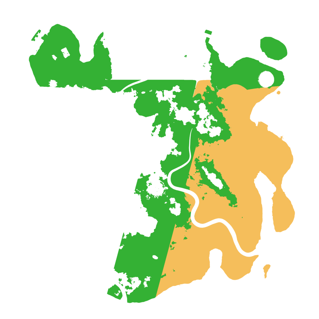 Biome Rust Map: Procedural Map, Size: 3600, Seed: 1209334779