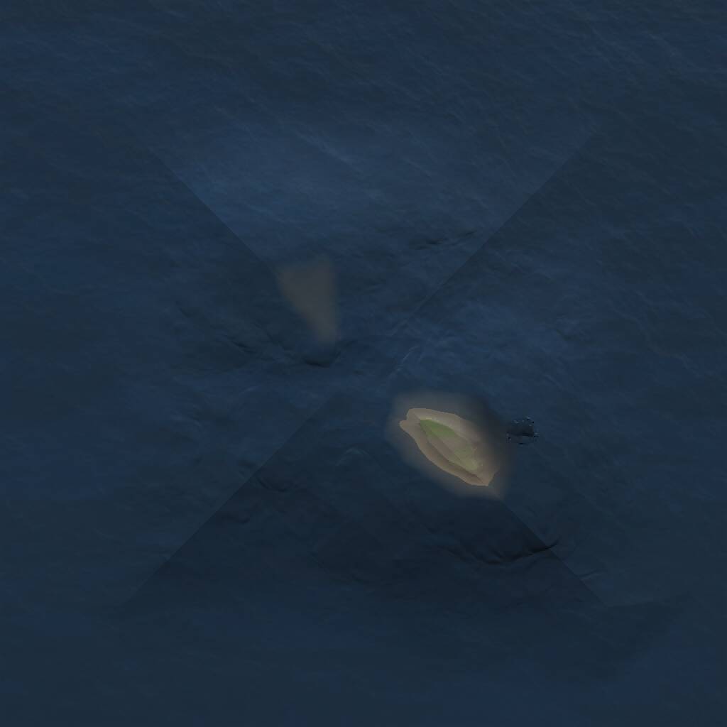 Rust Map: Procedural Map, Size: 1000, Seed: 1063293387, 1 Monuments