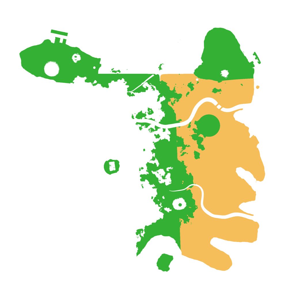 Biome Rust Map: Procedural Map, Size: 3500, Seed: 1085566139