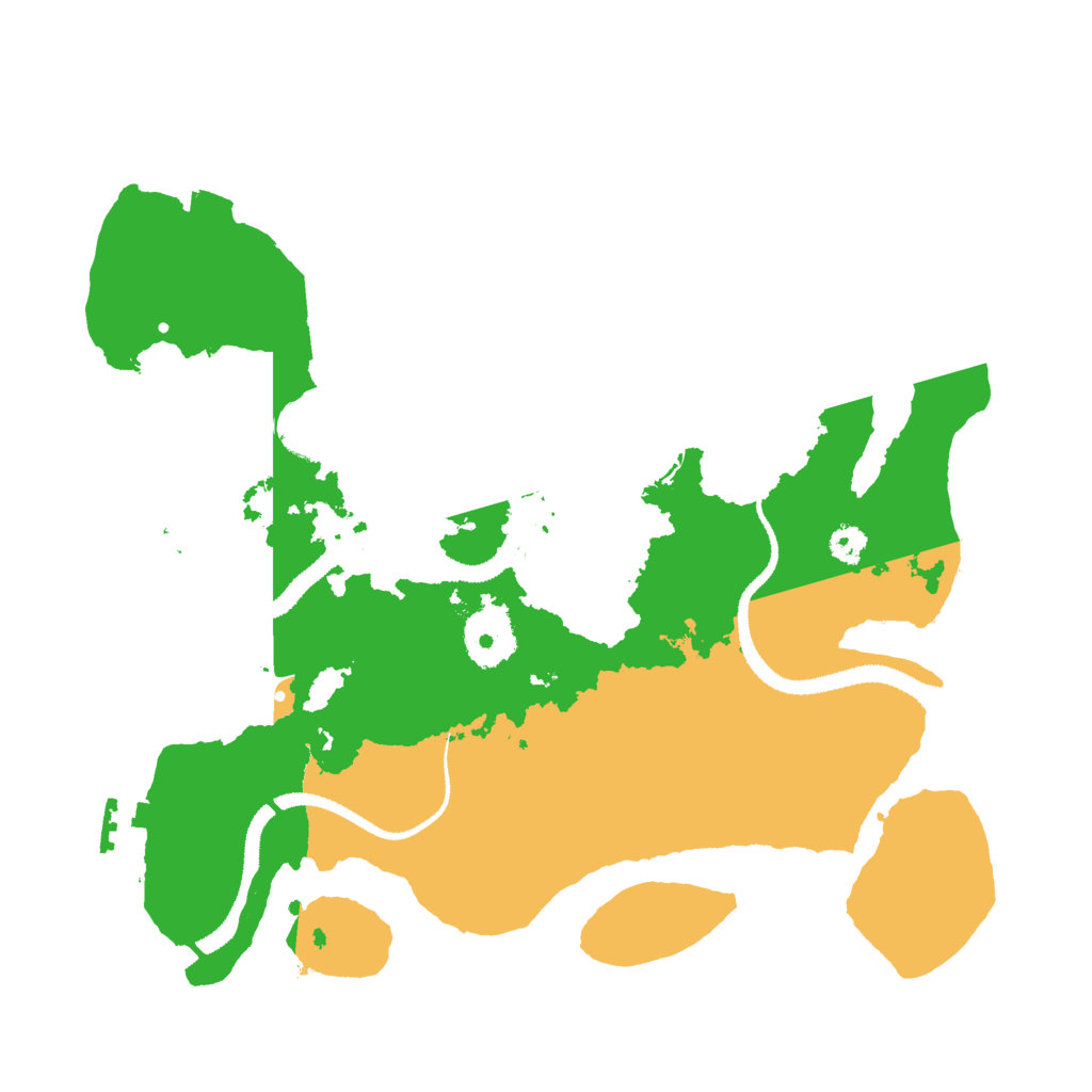 Biome Rust Map: Procedural Map, Size: 3000, Seed: 1611632108