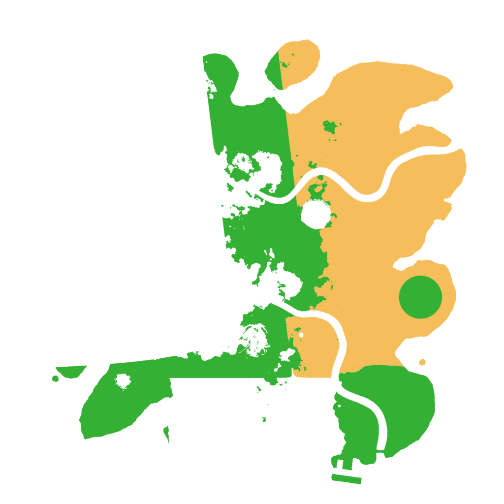 Biome Rust Map: Procedural Map, Size: 3100, Seed: 867547