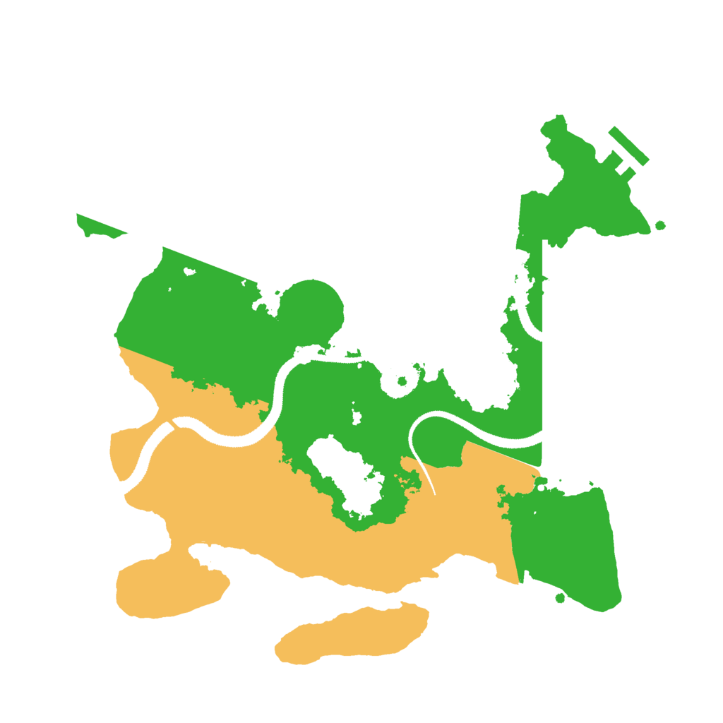 Biome Rust Map: Procedural Map, Size: 3000, Seed: 280728