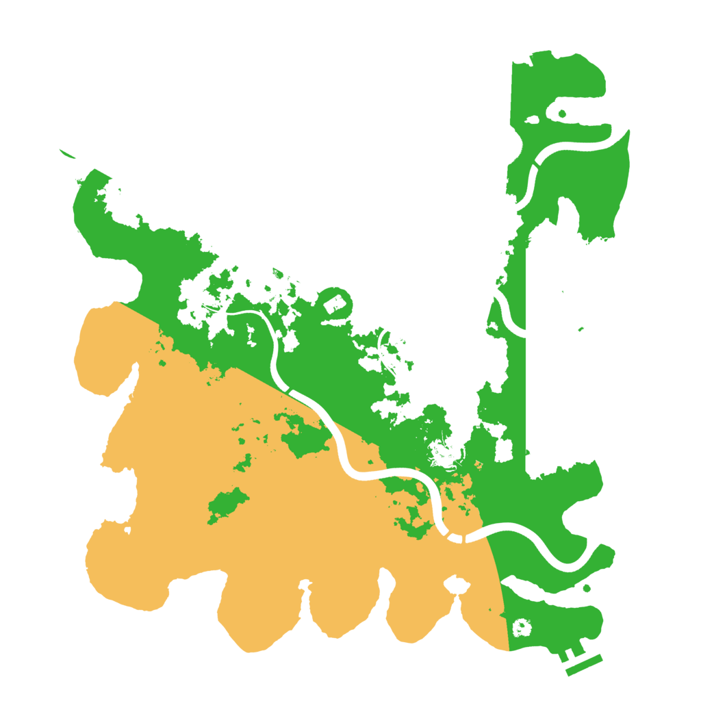 Biome Rust Map: Procedural Map, Size: 3700, Seed: 1501835533