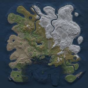 Thumbnail Rust Map: Procedural Map, Size: 4250, Seed: 497024094, 16 Monuments