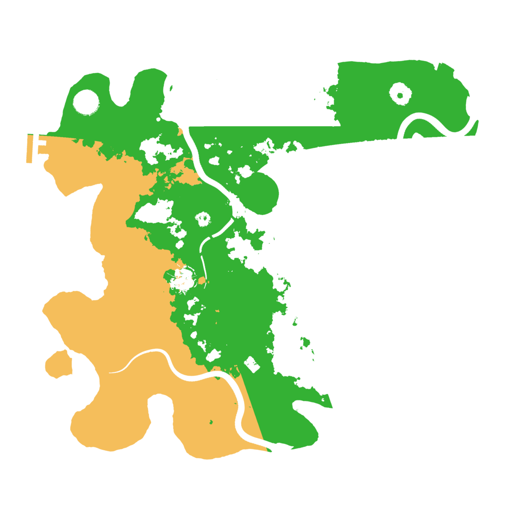 Biome Rust Map: Procedural Map, Size: 3500, Seed: 937635