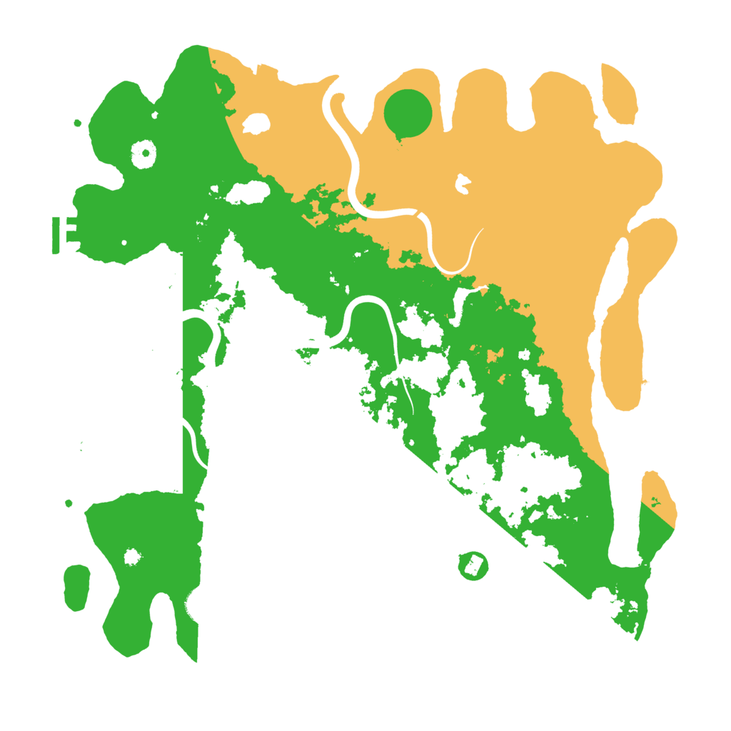 Biome Rust Map: Procedural Map, Size: 4000, Seed: 2509
