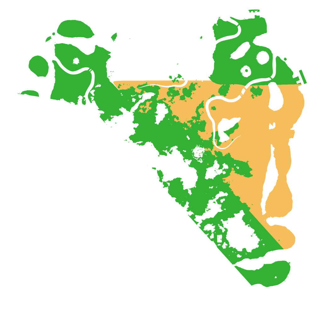 Biome Rust Map: Procedural Map, Size: 4500, Seed: 397588