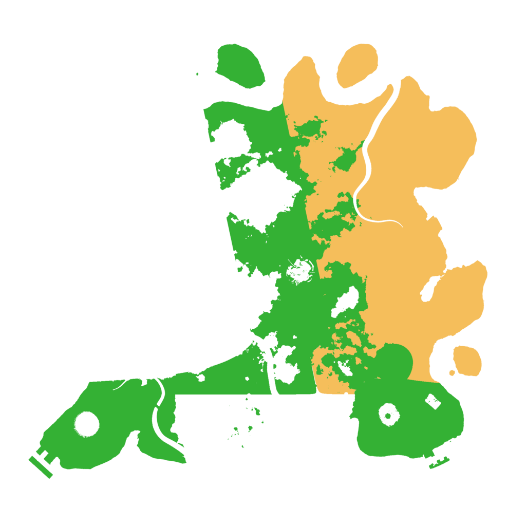 Biome Rust Map: Procedural Map, Size: 3750, Seed: 624686