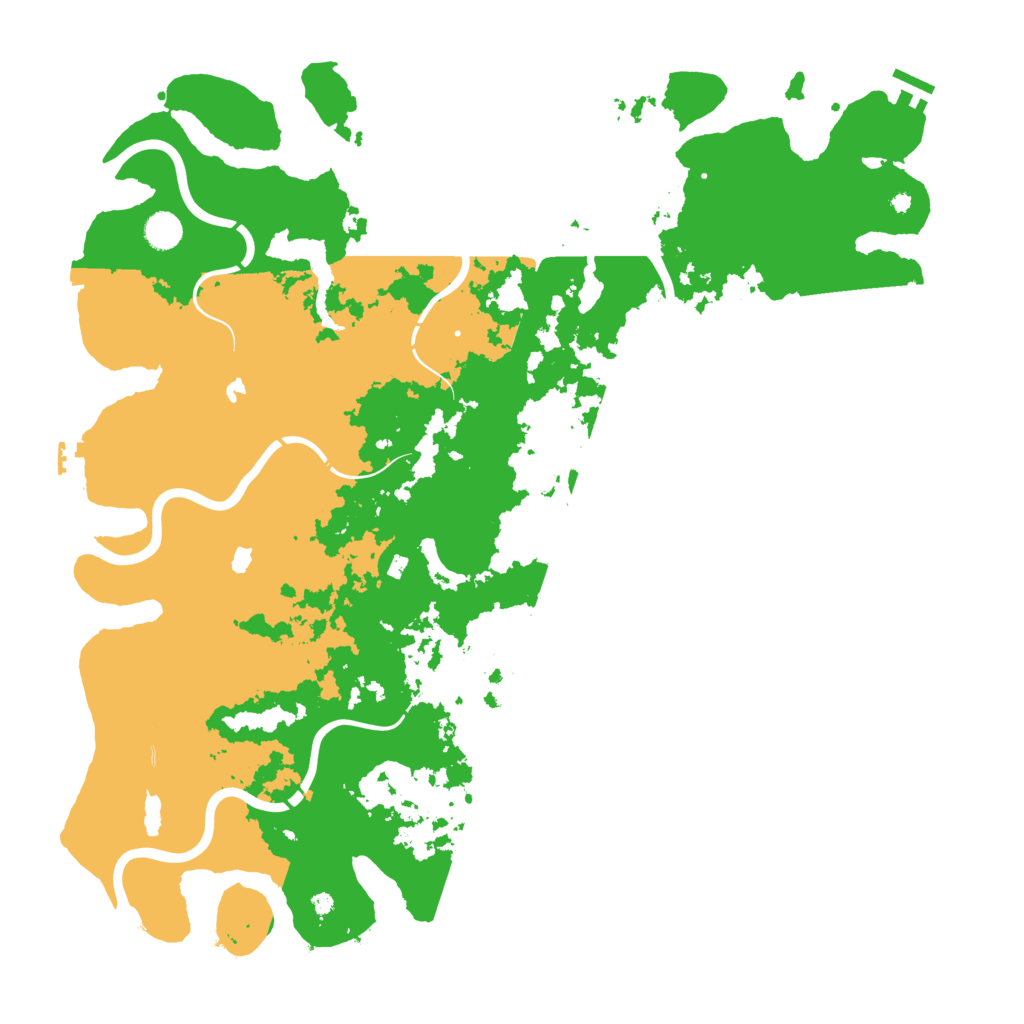 Biome Rust Map: Procedural Map, Size: 4750, Seed: 579496