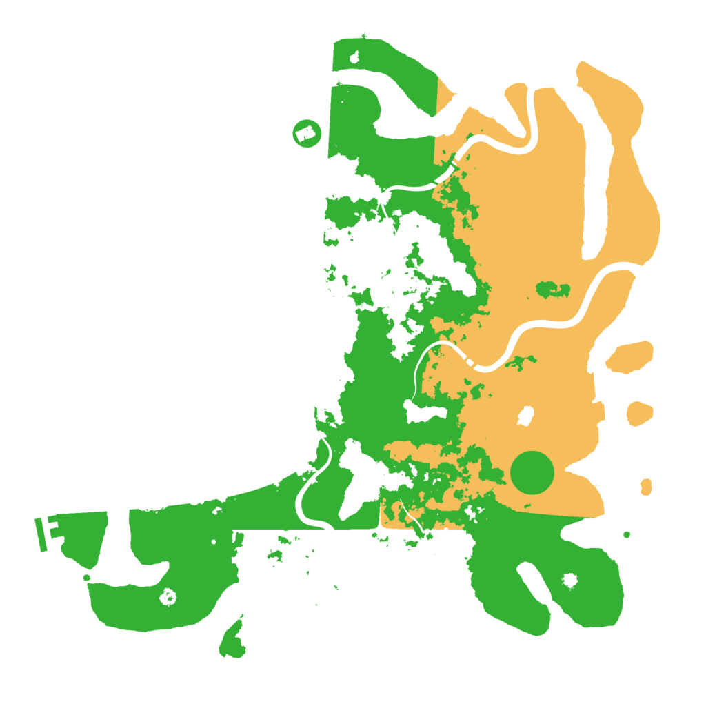 Biome Rust Map: Procedural Map, Size: 4250, Seed: 375259