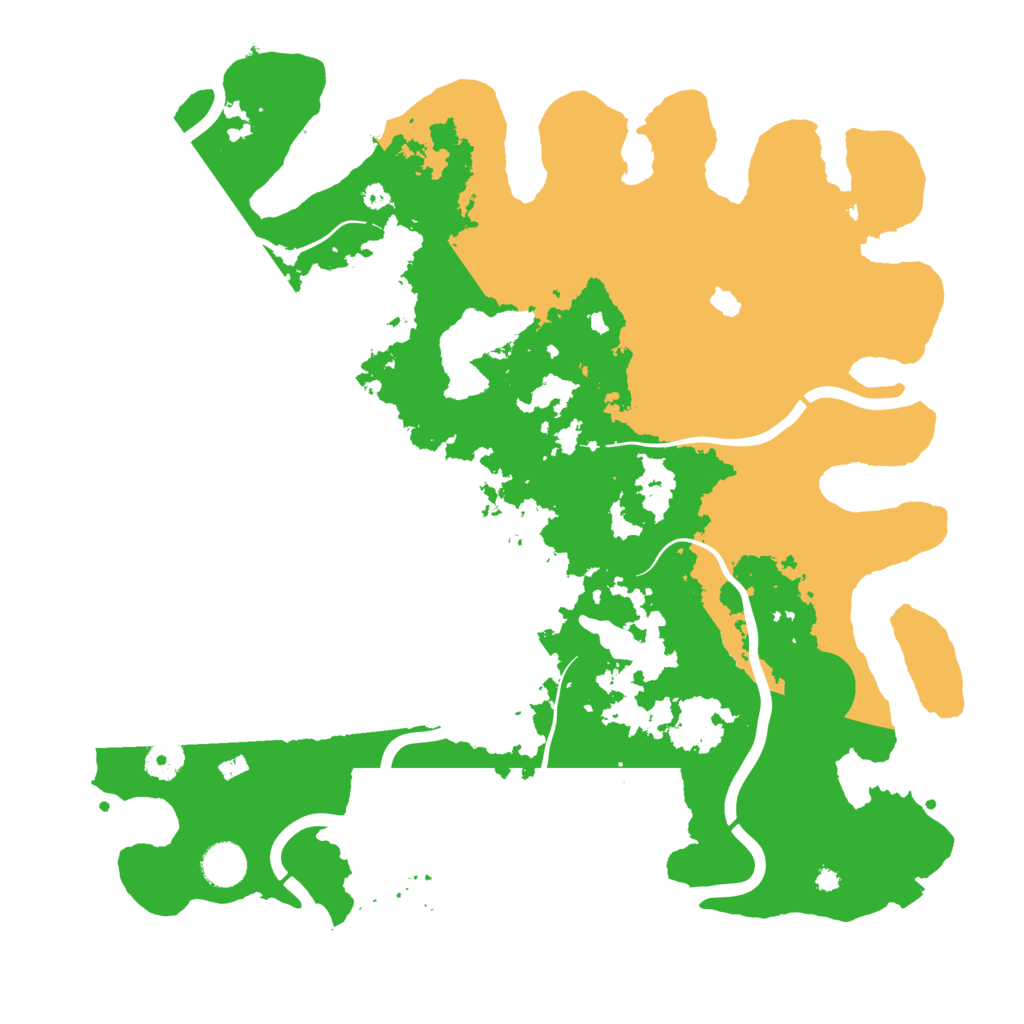 Biome Rust Map: Procedural Map, Size: 4000, Seed: 720050