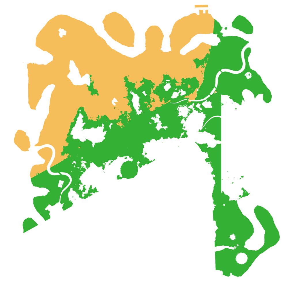 Biome Rust Map: Procedural Map, Size: 4500, Seed: 851992