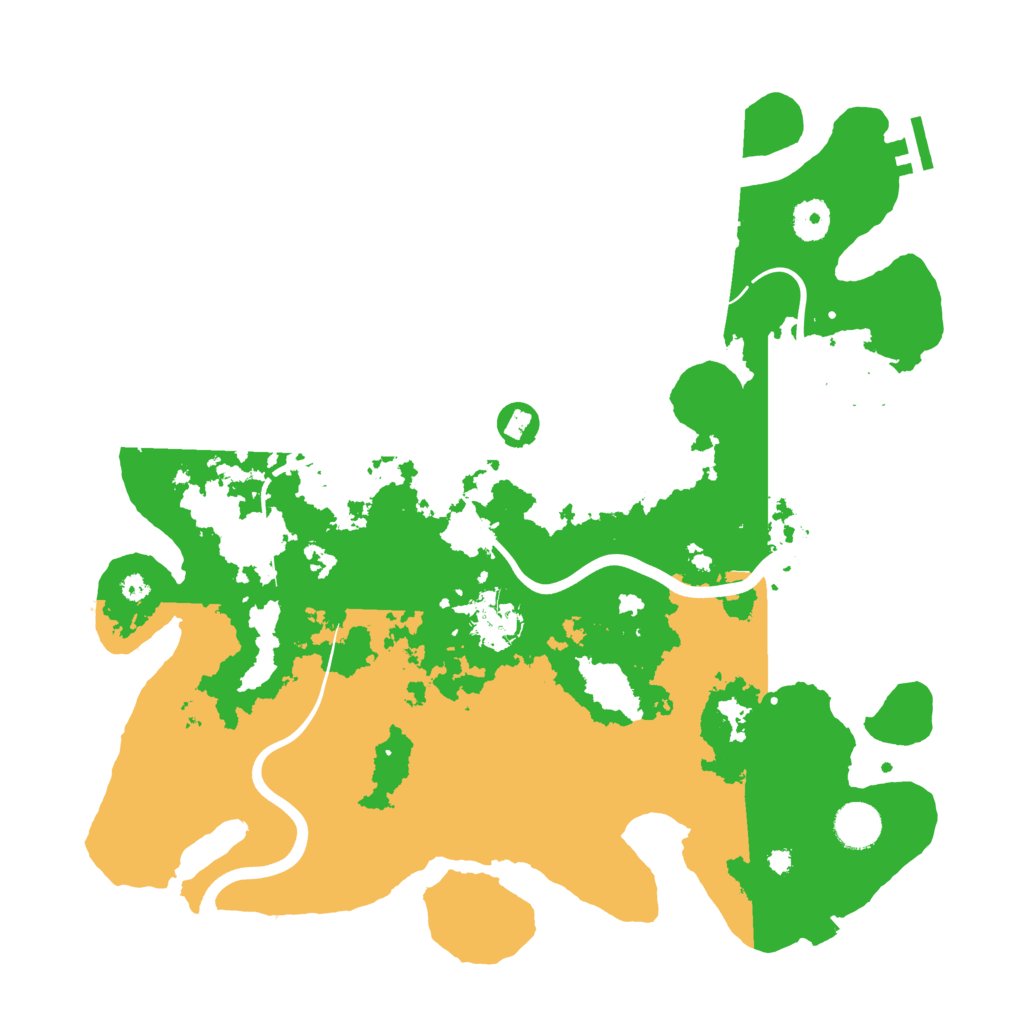 Biome Rust Map: Procedural Map, Size: 3850, Seed: 422067