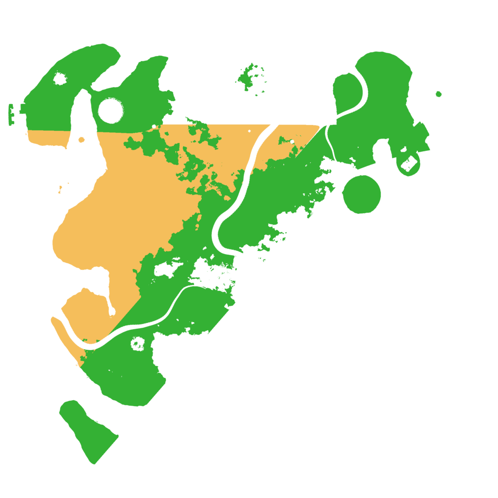 Biome Rust Map: Procedural Map, Size: 3500, Seed: 972346