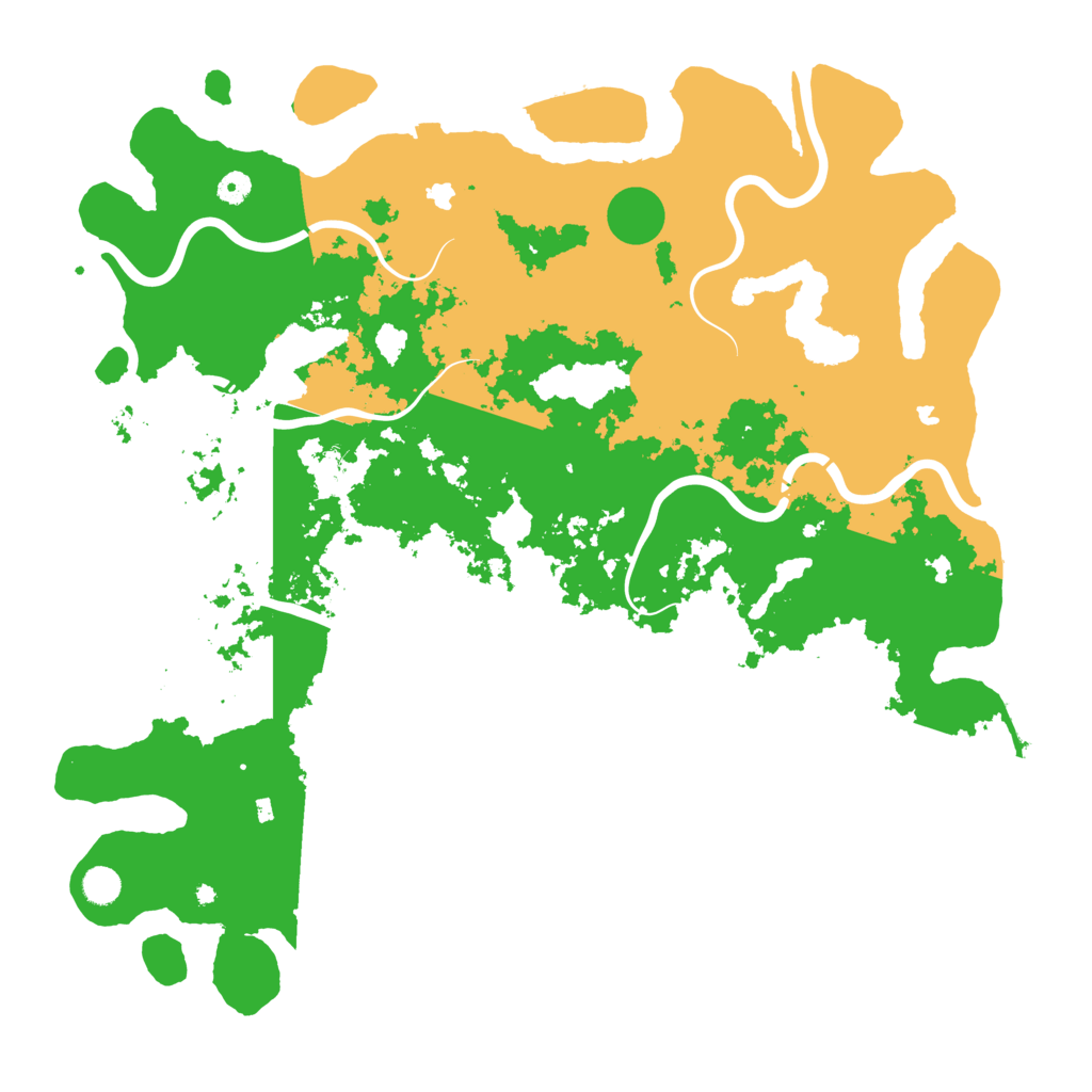 Biome Rust Map: Procedural Map, Size: 5000, Seed: 627770