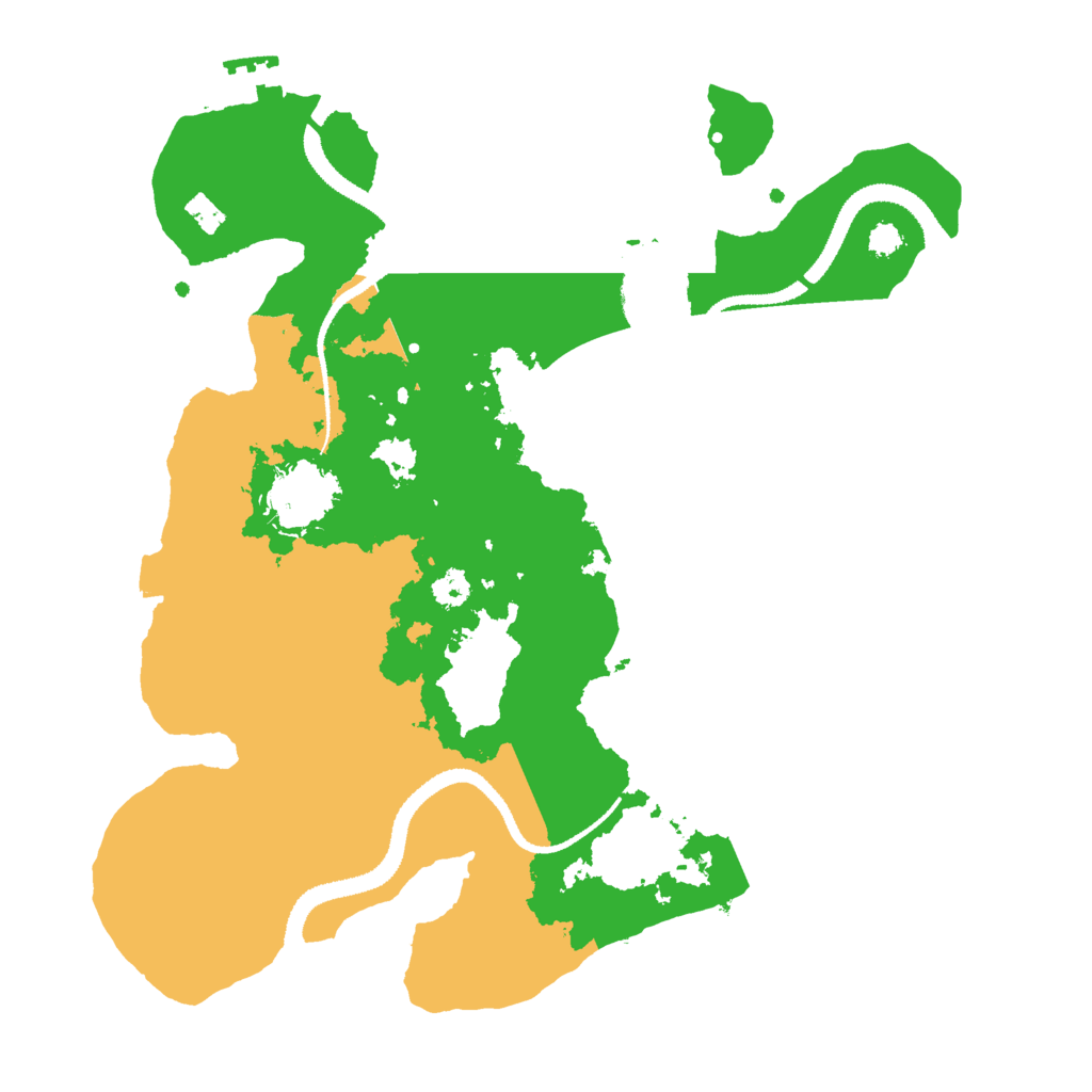Biome Rust Map: Procedural Map, Size: 3000, Seed: 1748780578
