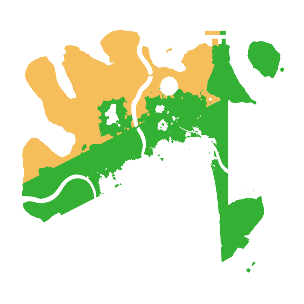 Biome Rust Map: Procedural Map, Size: 3000, Seed: 201236834