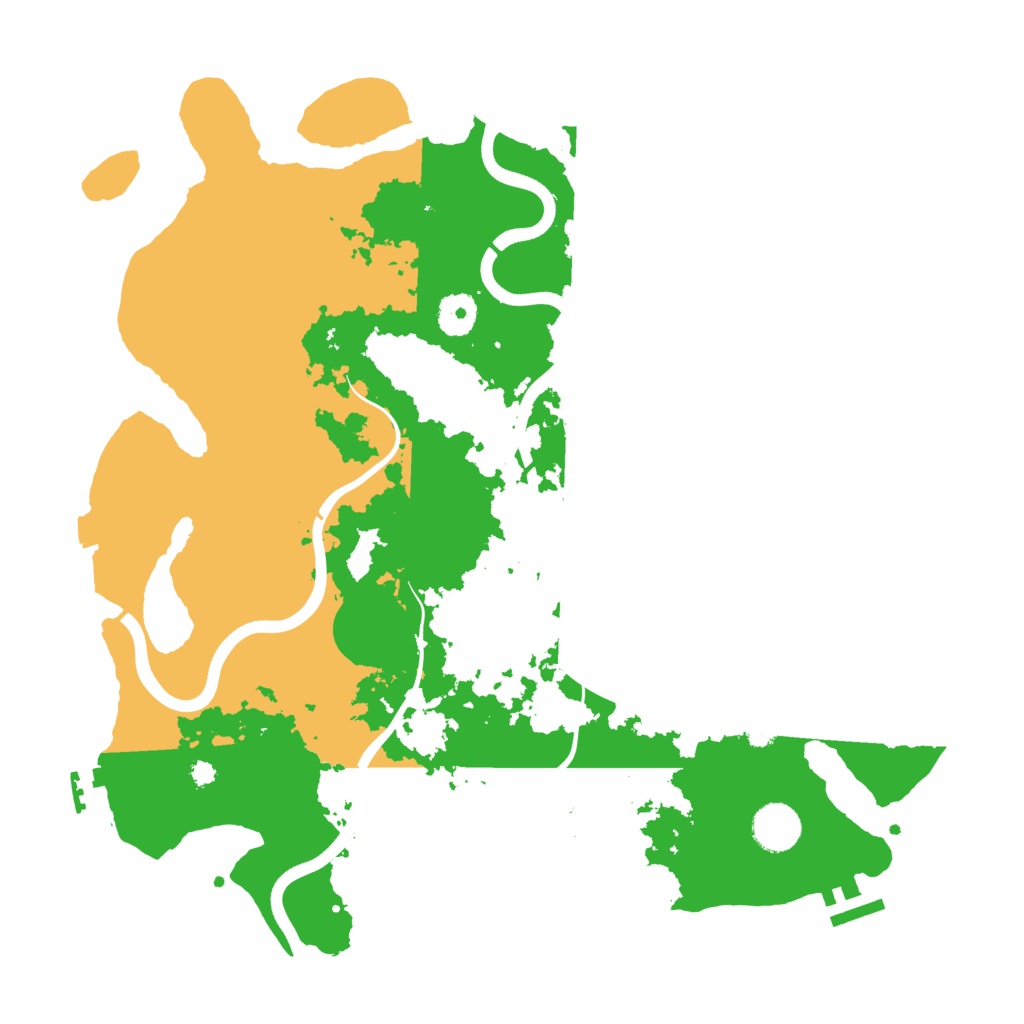 Biome Rust Map: Procedural Map, Size: 3750, Seed: 523542